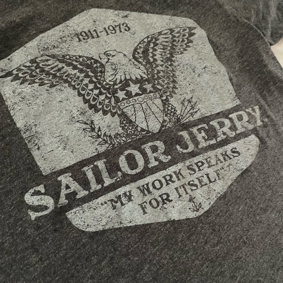 Custom Cut Sailor Jerry T-Shirt - Picture 3 of 4
